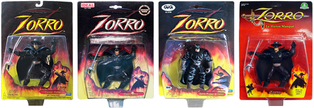 Zorro action figure 怪傑ゾロ 1997 Playmates Ideal Giochi Preziosi GiG