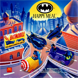 McDonald’s Happy Meal Toys 1991 Batman Returns POP