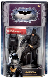 BATMAN with Crime Scene Evidence The Dark Knight mattel 2008