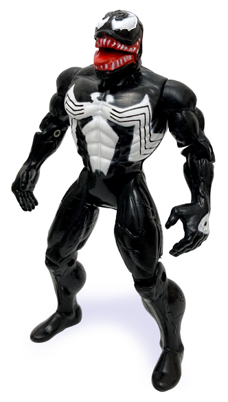 Marvel SPIDER-MAN Venom Jaw Chomping Action 1994 Toy Biz