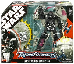 Star Wars Transformers Darth Vader / Death Star 2004 Hasbro Toys