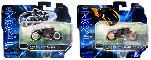 Tron Legacy LIGHT CYCLE Die-Cast Vehicles 2010 Spin Master