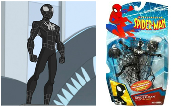 The Spectacular Spider-Man BLACK COSTUME SPIDER-MAN 2008 Hasbro
