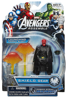 Hasbro 2013 Marvel Avengers Assemble SHIELD Gear Series COSMIC STRIKE RED SKULL