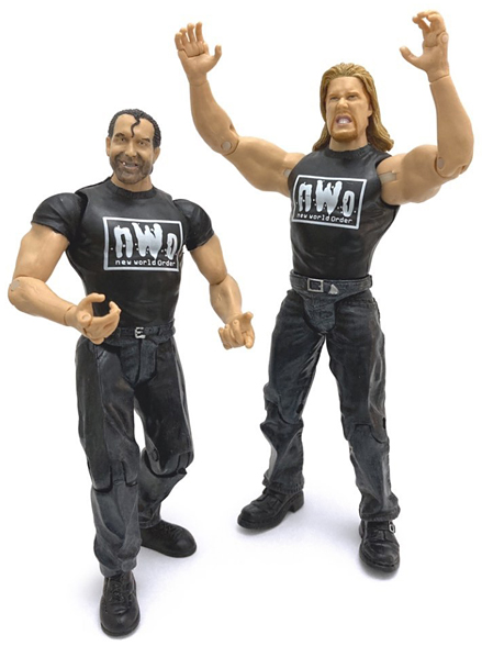 Kevin Nash & Scott Hall WWE nWo Back+Bad 2002 Jakks Pacific