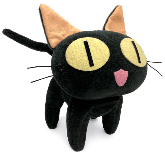 LD トライガン 全巻購入特典 設定リアルサイズ 黒猫様ぬいぐるみ 1998 日本ビクター